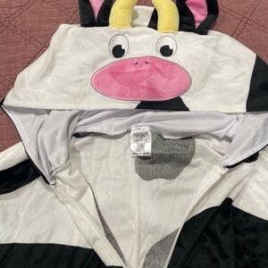 Spirit Black and White Cow Costume